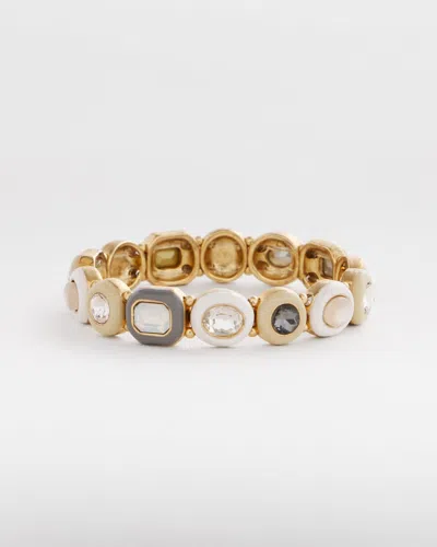 Chico's Neutral Stretch Geometric Bracelet |