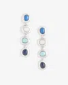 Chico's Neutrals Drop Earrings |  In Blue Multi