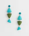 CHICO'S NO DROOP ABSTRACT FISH DROP EARRINGS | CHICO'S