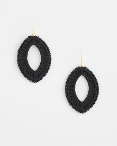 Chico's No Droop™ Black Faux Suede Earrings |
