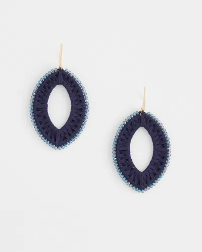 Chico's No Droop™ Blue Faux Suede Earrings |