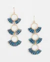 Chico's No Droop™ Blue Triple Drop Earrings |  In Blue