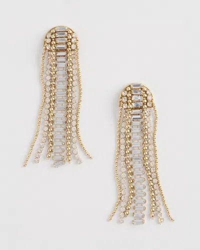 Chico's No Droop™ Cascading Crystal Earrings |  In Gold