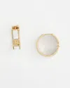Chico's No Droop™ Ecru Cc Hoop Earrings |  In Ecru