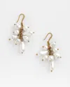 Chico's No Droop™ Faux-pearl Cluster Earrings |  In Gold