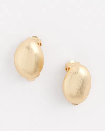 Chico's No Droop™ Gold Stud Clip-on Earrings |