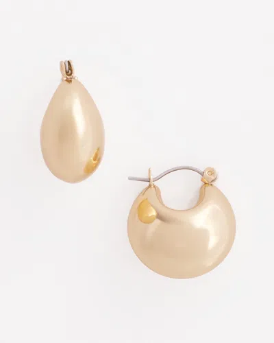 Chico's No Droop Gold-tone Huggie Hoop Earrings |