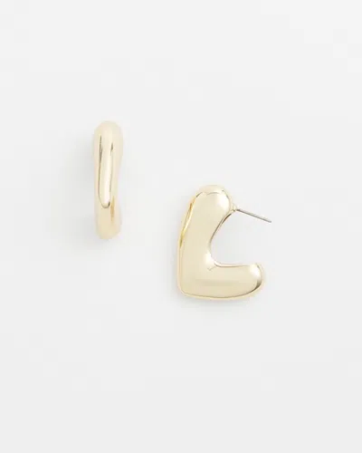 Chico's No Droop Gold Tone Mini Hoop Earring |