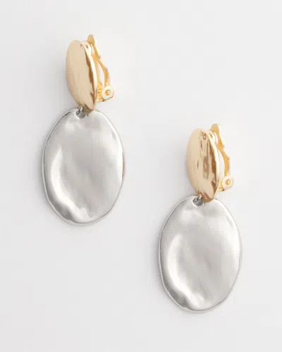 Chico's No Droop™ Mixed-metal Clip-on Earrings |  In Mixed Metals