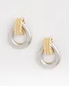 Chico's No Droop™ Mixed-metal Teardrop Clip-on Earrings |  In Mixed Metals
