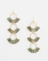 Chico's No Droop™ Olive Triple Drop Earrings |  In Olive