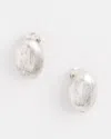 Chico's No Droop™ Silver Tone Clip-on Stud Earrings |  In Silver