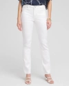 Chico's No Stain Girlfriend Jeans In White Size 18 |  In White