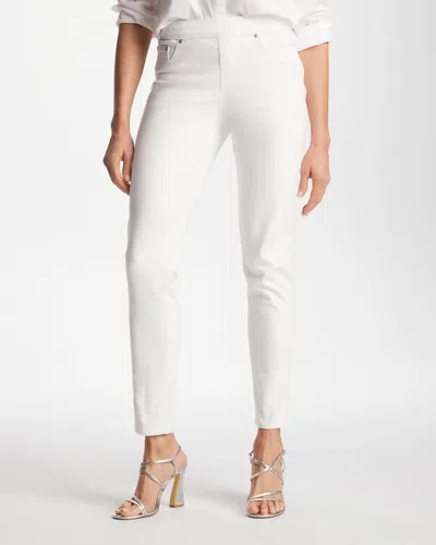Chico's No Stain Pull-on Ankle Jeggings In White