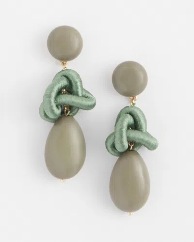 Chico's Olive Teardrop Earrings |