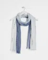 Chico's Ombre Oblong Scarf In Crystal Springs |  In Crystal Springs