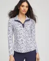 Chico's Palma Pullover In Blue