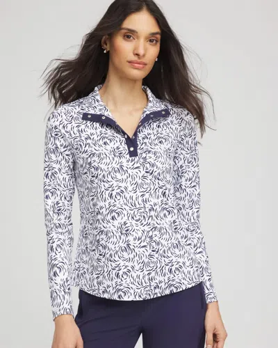 Chico's Palma Pullover In Blue