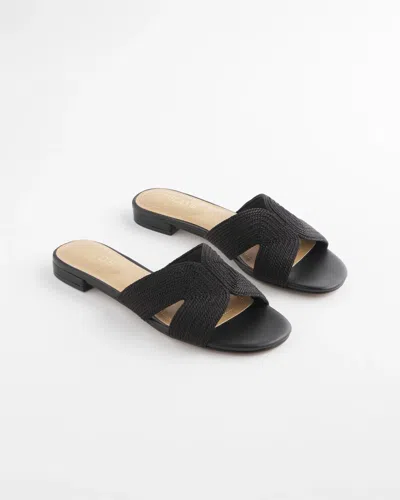 Chico's Palma Slide Sandals In Black