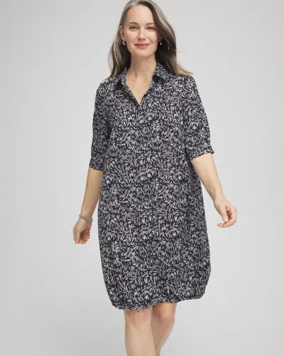 Chico's Palms Dress In Black Size 8/10 |  Zenergy Activewear