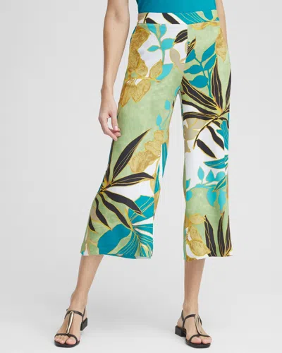 Chico's Palms Soft Culotte Pants In White Size 14 |