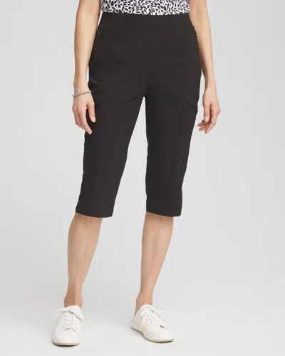 Chico's Pedal Pusher Pants In Black