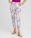 Chico's Petite Brigitte™ Paisley Ankle Pants In White Size 18p |  In Alabaster