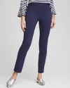 Chico's Petite Brigitte 180 Slim Ankle Pants In Blue Size 16p/18p |  In Passport Blue