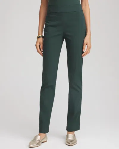 Chico's Petite Brigitte Ankle Pants In Darkest Spruce In Green