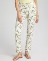 Chico's Petite Brigitte™ Aria Leaf Ankle Pants In White Size 14p |  In Alabaster