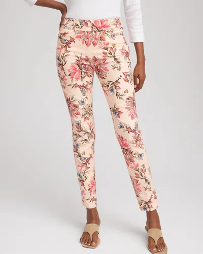 Chico's Petite Brigitte Pull-on Slim Ankle Pants In Blushed