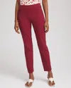 Chico's Petite Brigitte Slim Ankle Pants In Russet Red In Red