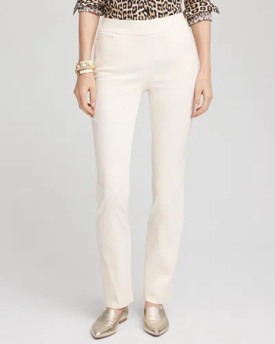 Chico's Petite Brigitte Slim Pants In English Cream Size 14p |