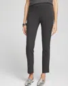 Chico's Petite Brigitte Beaded Ankle Pants In Gray Smoke Size 16p/18p |  In Gray Smoke