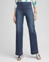 Shop Chico's Petite Pull On Utility Jeans In Paros Indigo Size 16p/18p |
