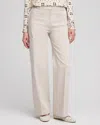 Chico's Petite Sateen Cargo Pants In Neutral Size 16p/18p |  In Smokey Taupe