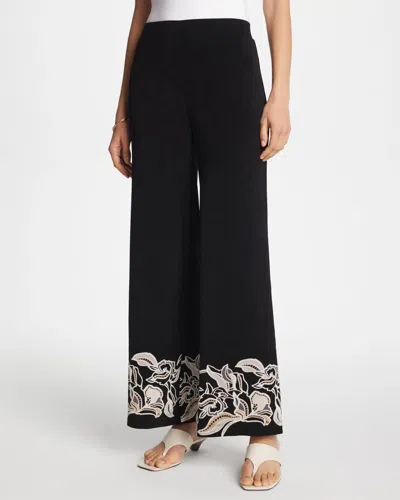 Chico's Petite Travelers™ Border Pants In Black