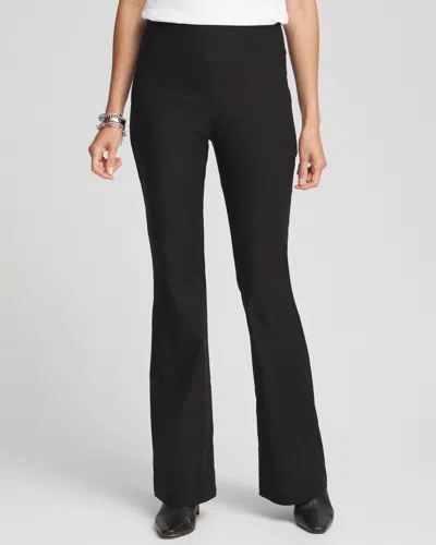 Chico's Petite Ultra Flare So-slimming Pants In Black Size 12p/14p |