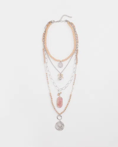 Chico's Pink Convertible Necklace |