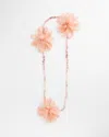 Shop Chico's Pink Floral Aventurine Long Single Necklace |