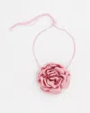 Chico's Pink Flower Tie Choker Necklace |  In Pink