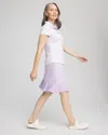 Chico's Pleat Tennis Skirt In Purple