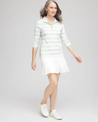 Chico's Pleat Tennis Skirt In White
