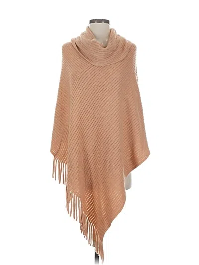Pre-owned Chico's Poncho In Brown