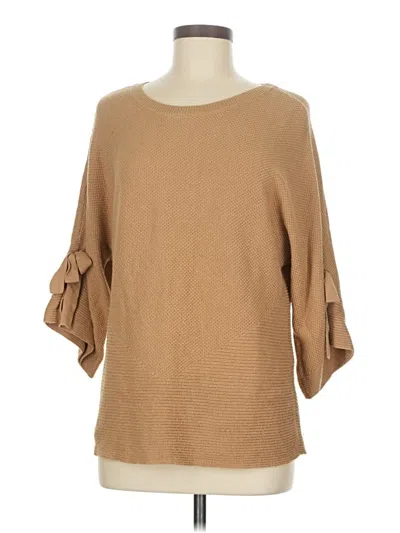 Pre-owned Chico's Poncho In Brown