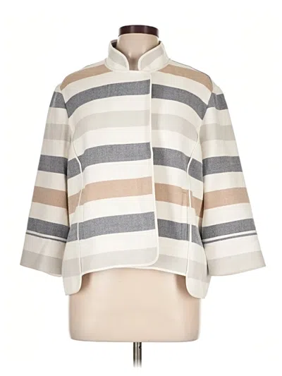 Pre-owned Chico's Poncho In Ivory