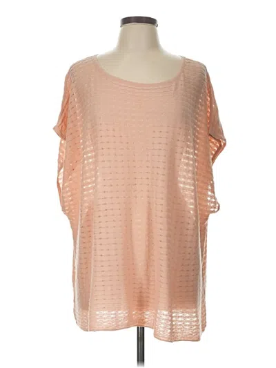 Pre-owned Chico's Poncho In Pink