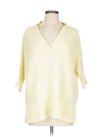 Pre-owned Chico's Poncho In Yellow