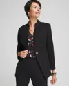Chico's Ponte Blazer In Black Size Large |  In Black