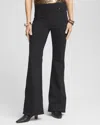 Chico's Pull On Flare Jeggings In Black Size 14 |  In Black